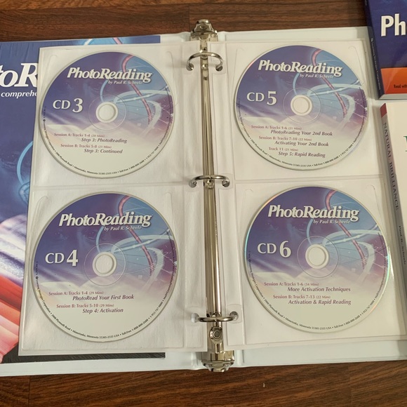 Paul Scheele - PHOTOREADING. 8 CDs, 2 books & Bonus 3-Ring Binder SEALED - Picture 7 of 10